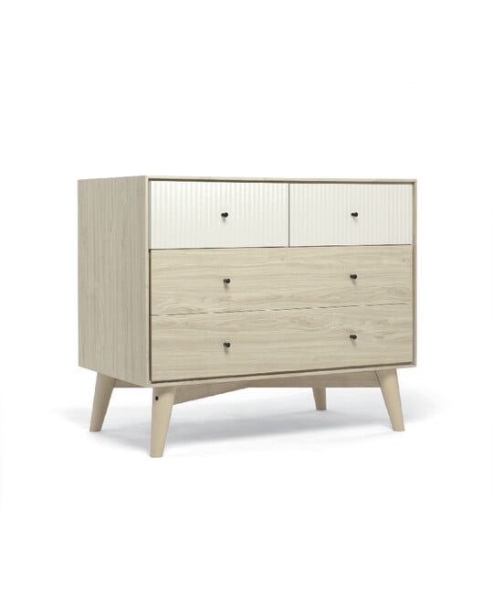Coxley - Natural White 3 Piece Cotbed Set with Dresser Changer & Wardrobe image number 12